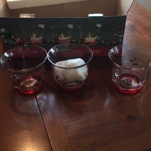 Set of Three Votive Candle Holders